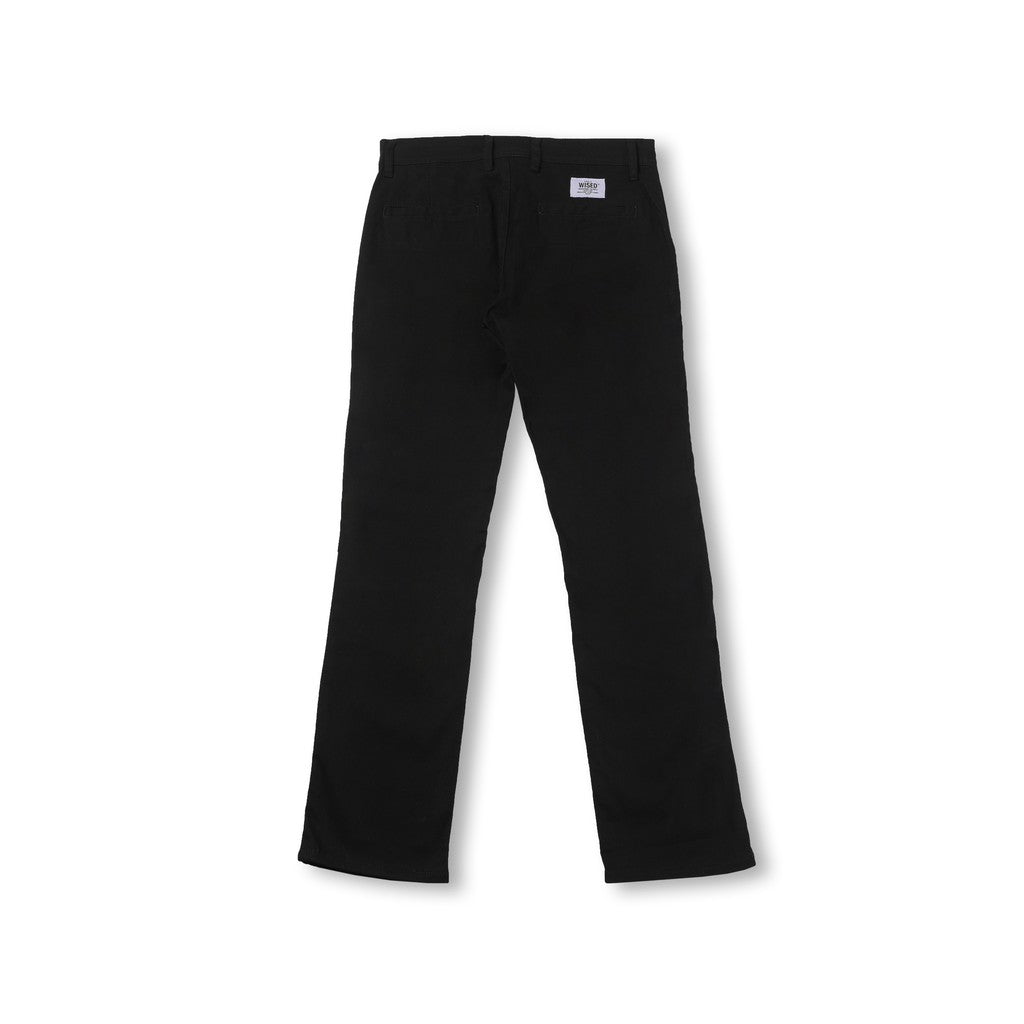 WISED  SCOUT BLACK  CHINO PANTS