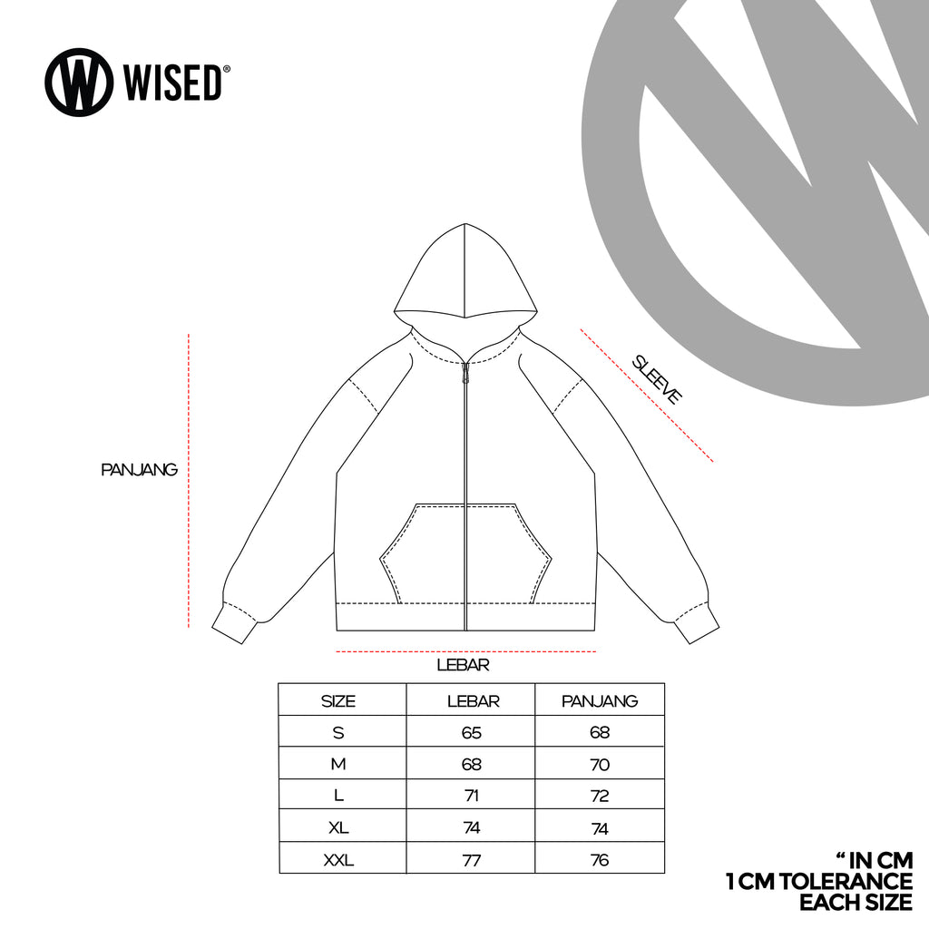 WISED | CHROMA | HOODIE ZIPPER