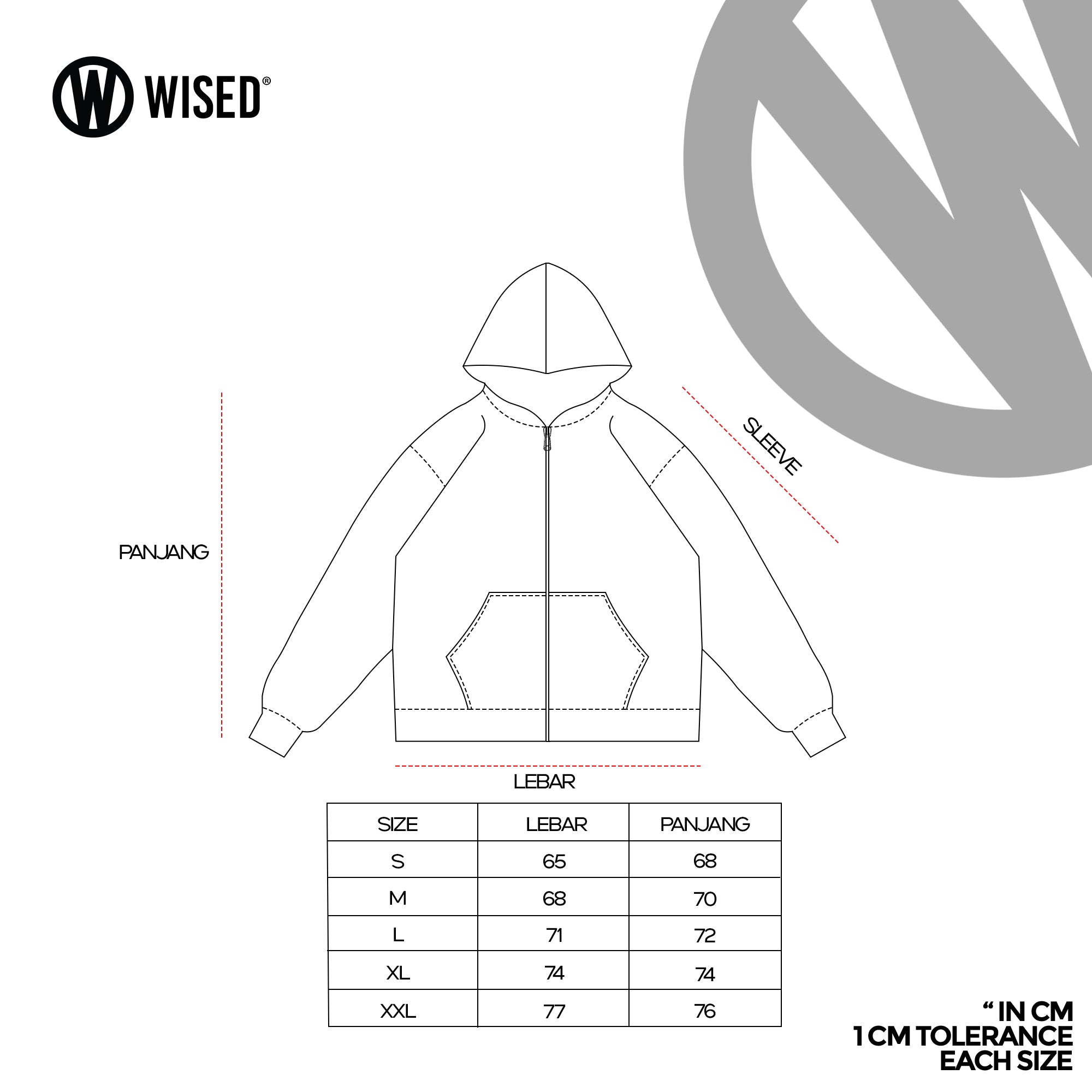 WISED | CHROMA | HOODIE ZIPPER