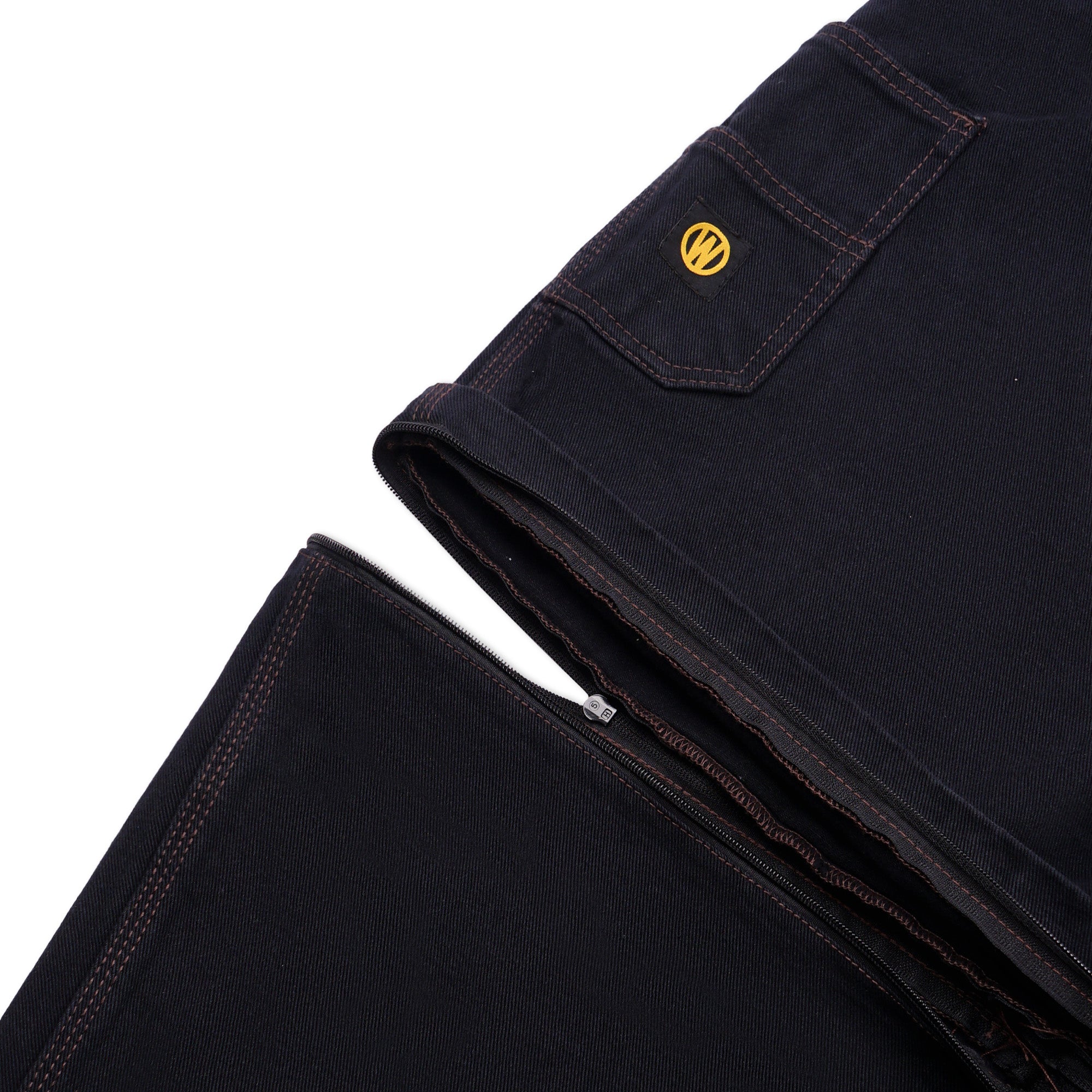 WISED | KAGE | DENIM BAGGY ZIPOFF