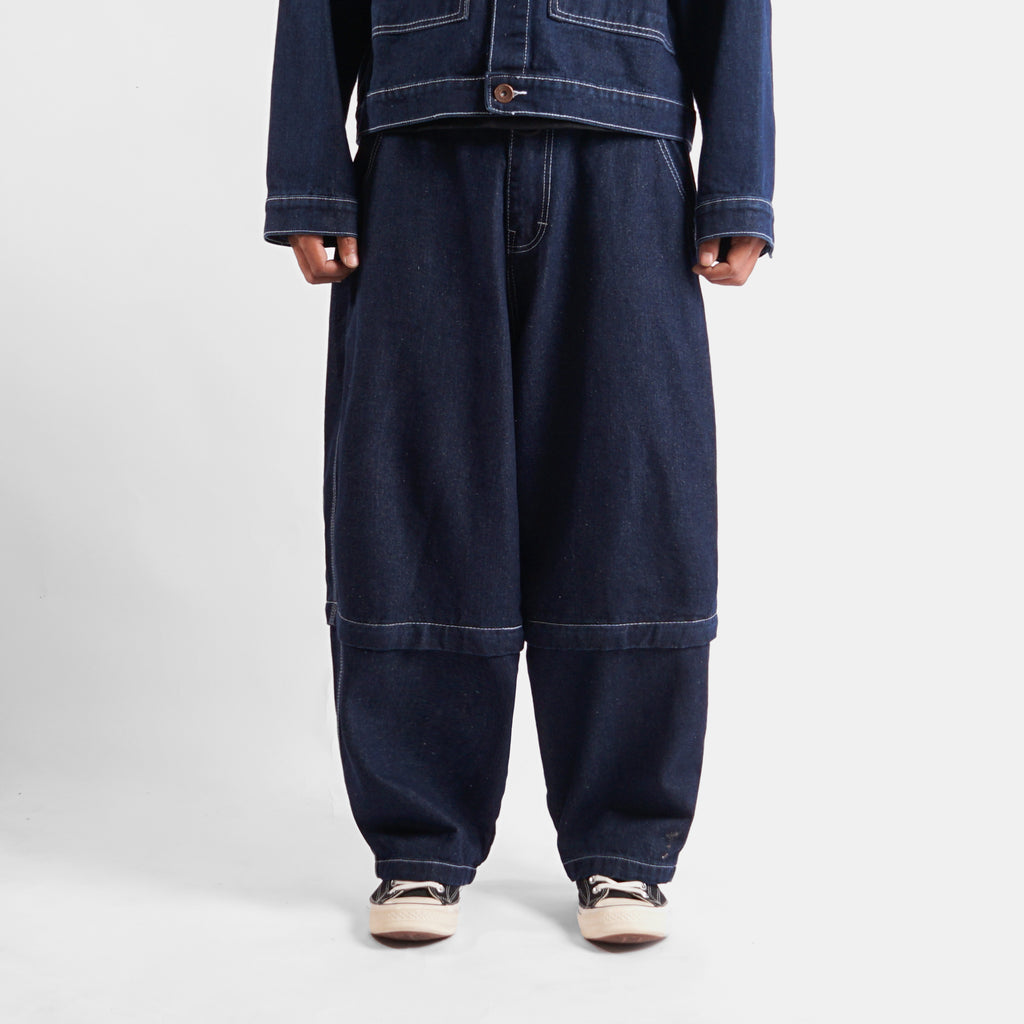 WISED | KAGE | DENIM BAGGY ZIPOFF