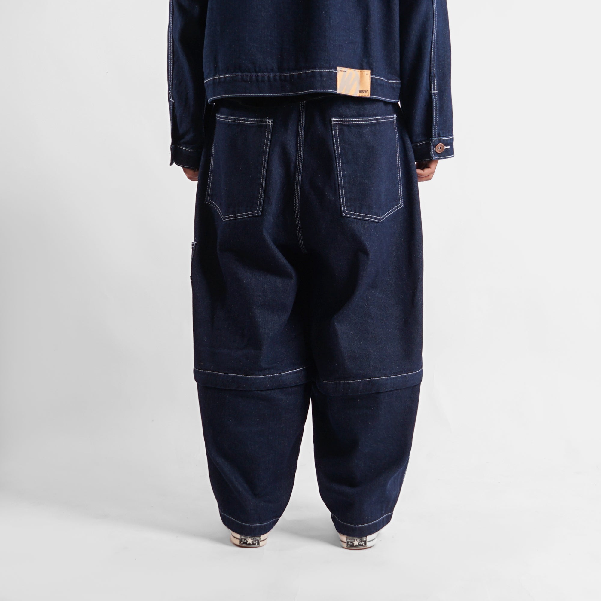 WISED | KAGE | DENIM BAGGY ZIPOFF