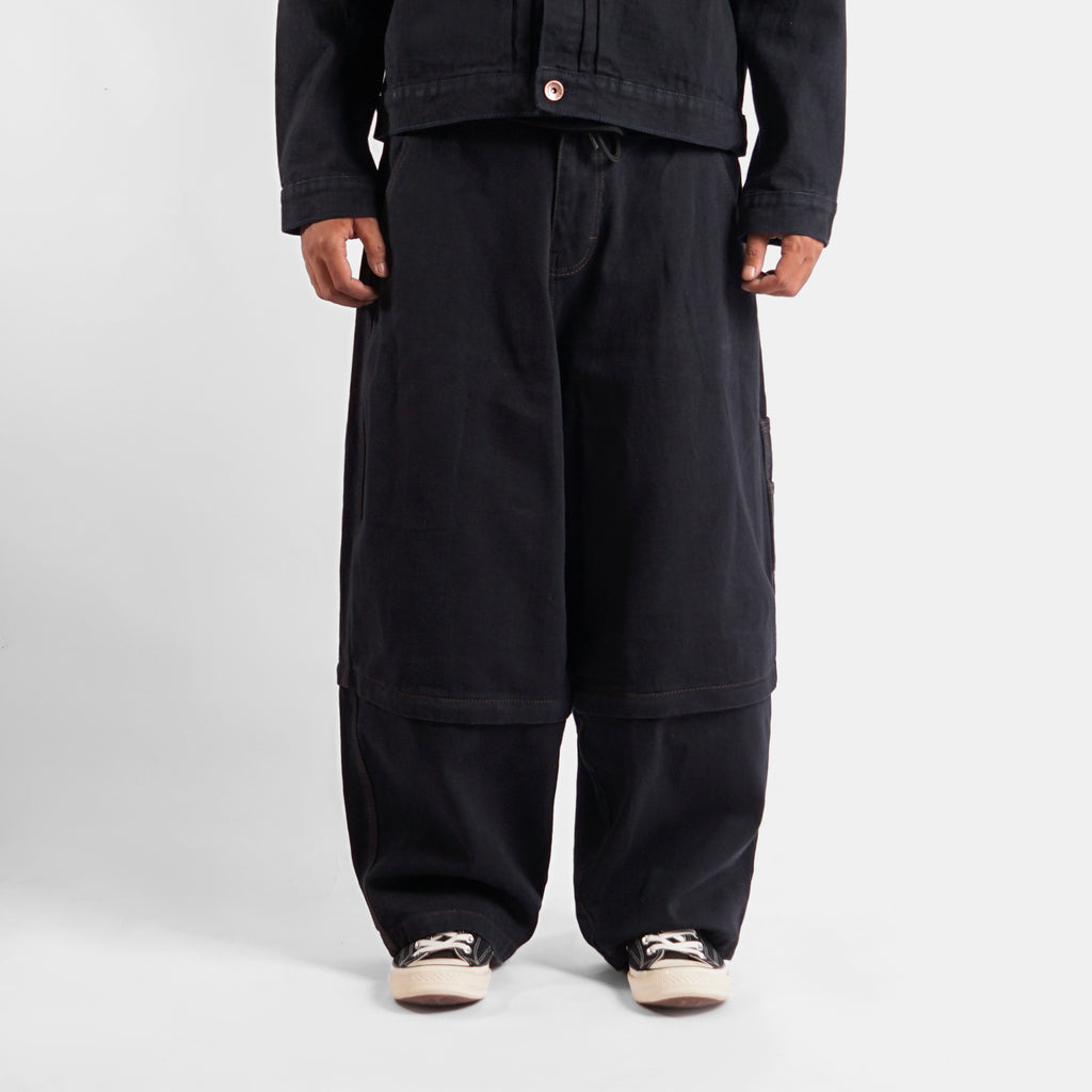 WISED | KAGE | DENIM BAGGY ZIPOFF