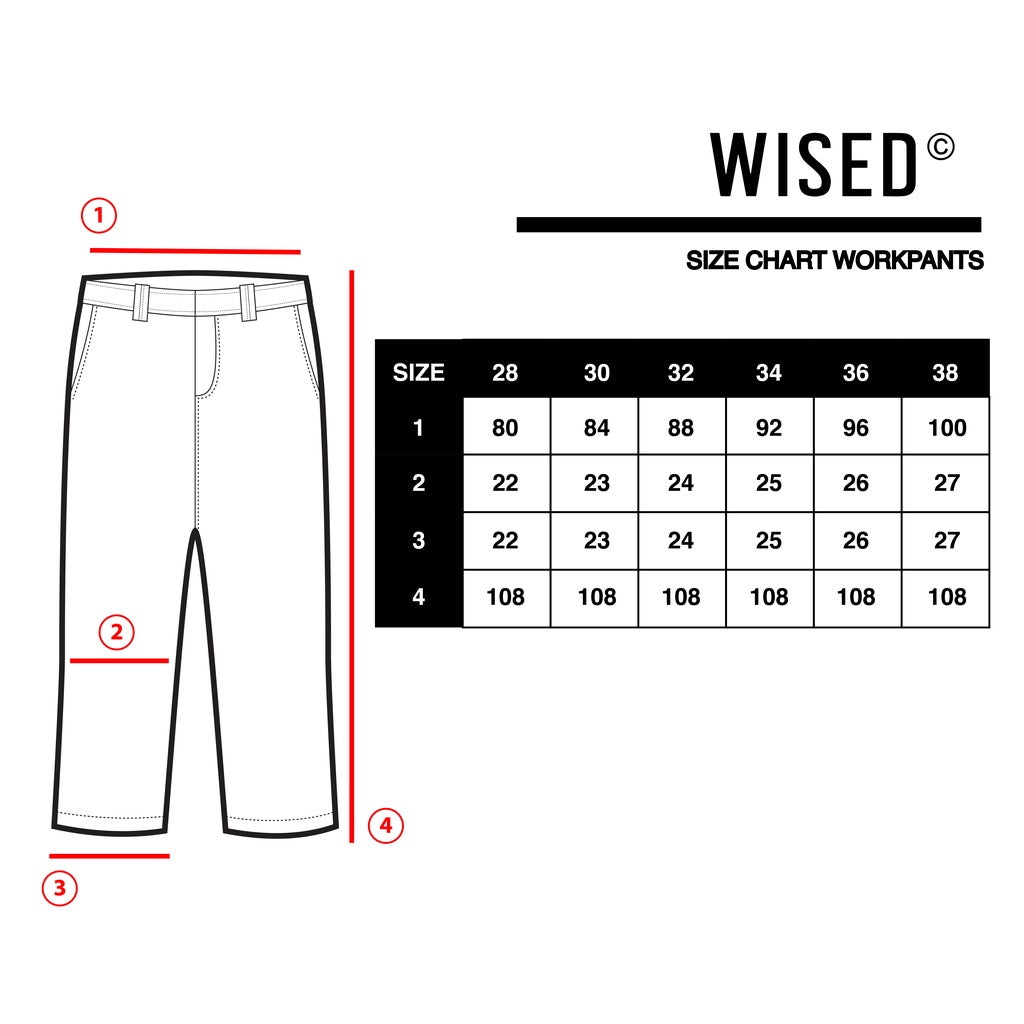 WISED  WATSON OLIVE  WORK PANTS