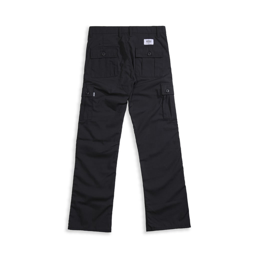WISED  TROOPS BLACK  CARGO PANTS