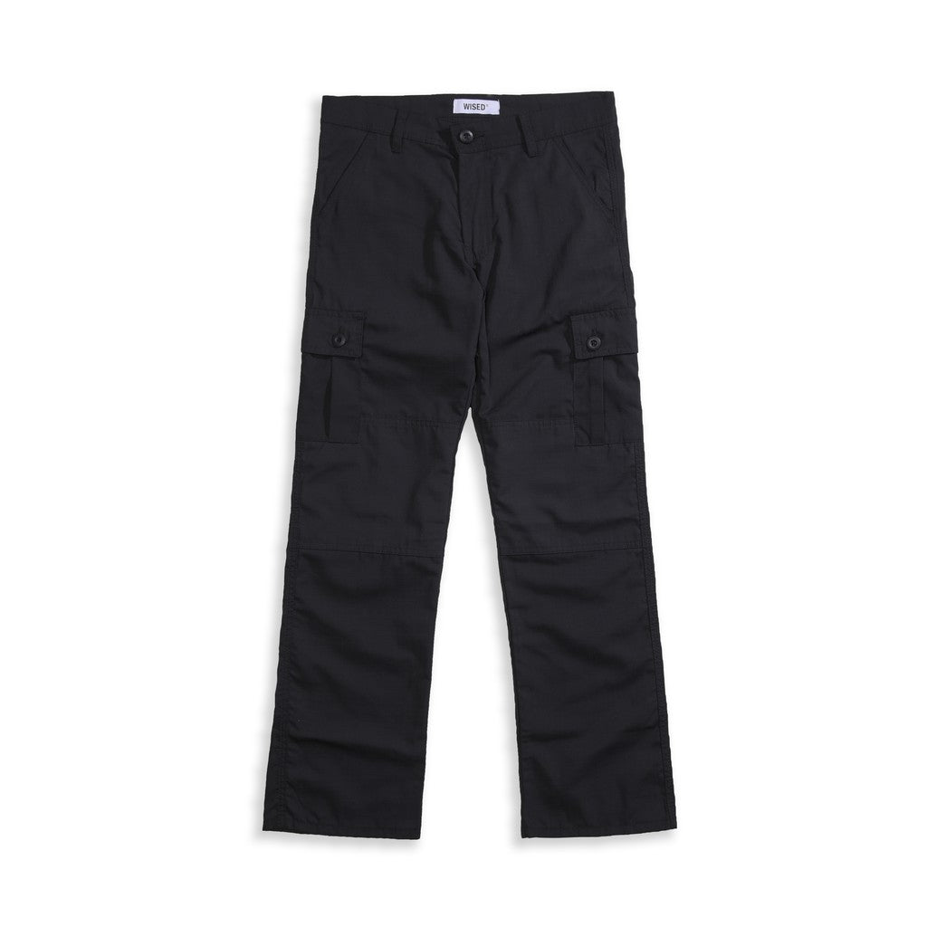 WISED  TROOPS BLACK  CARGO PANTS