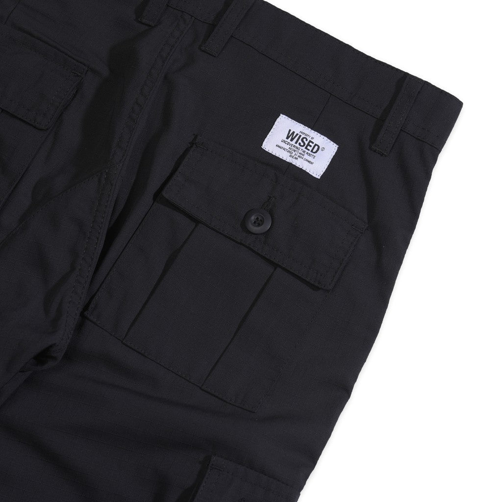 WISED  TROOPS BLACK  CARGO PANTS