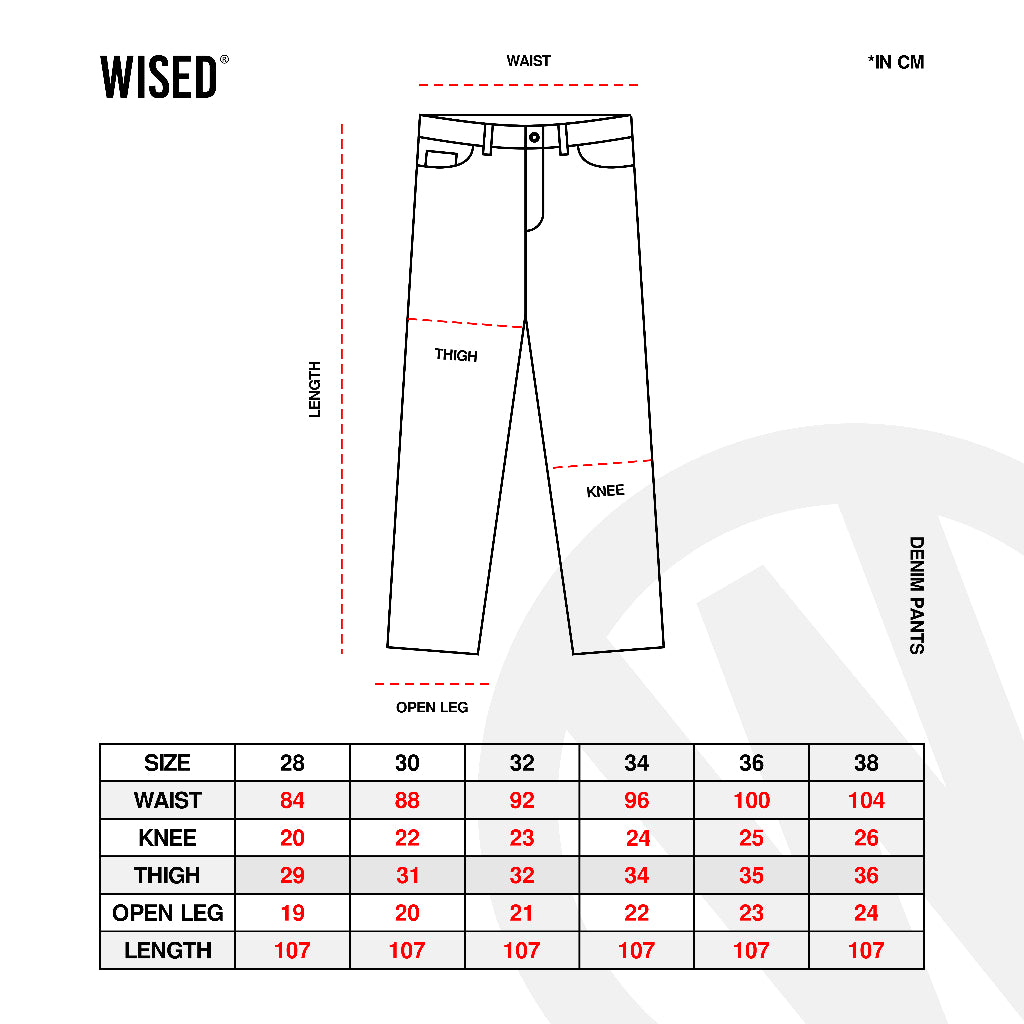 WISED | MARTIAN | DENIM WASHED PANTS