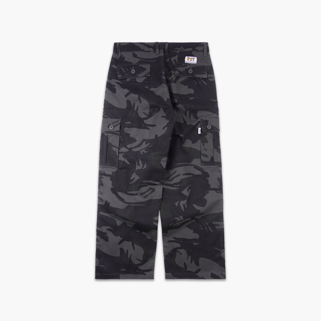 WISED | VENTI | CARGO PANTS TWILL CAMO LOOSE FIT