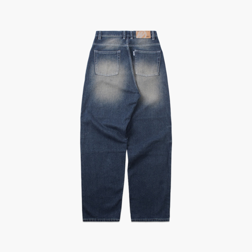 WISED | NORD | WASHED JEANS ACCENT DOUBLE KNEE BAGGY FIT