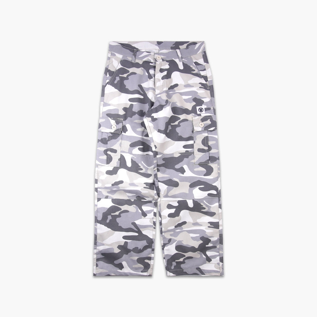 WISED | VENTI | CARGO PANTS TWILL CAMO LOOSE FIT