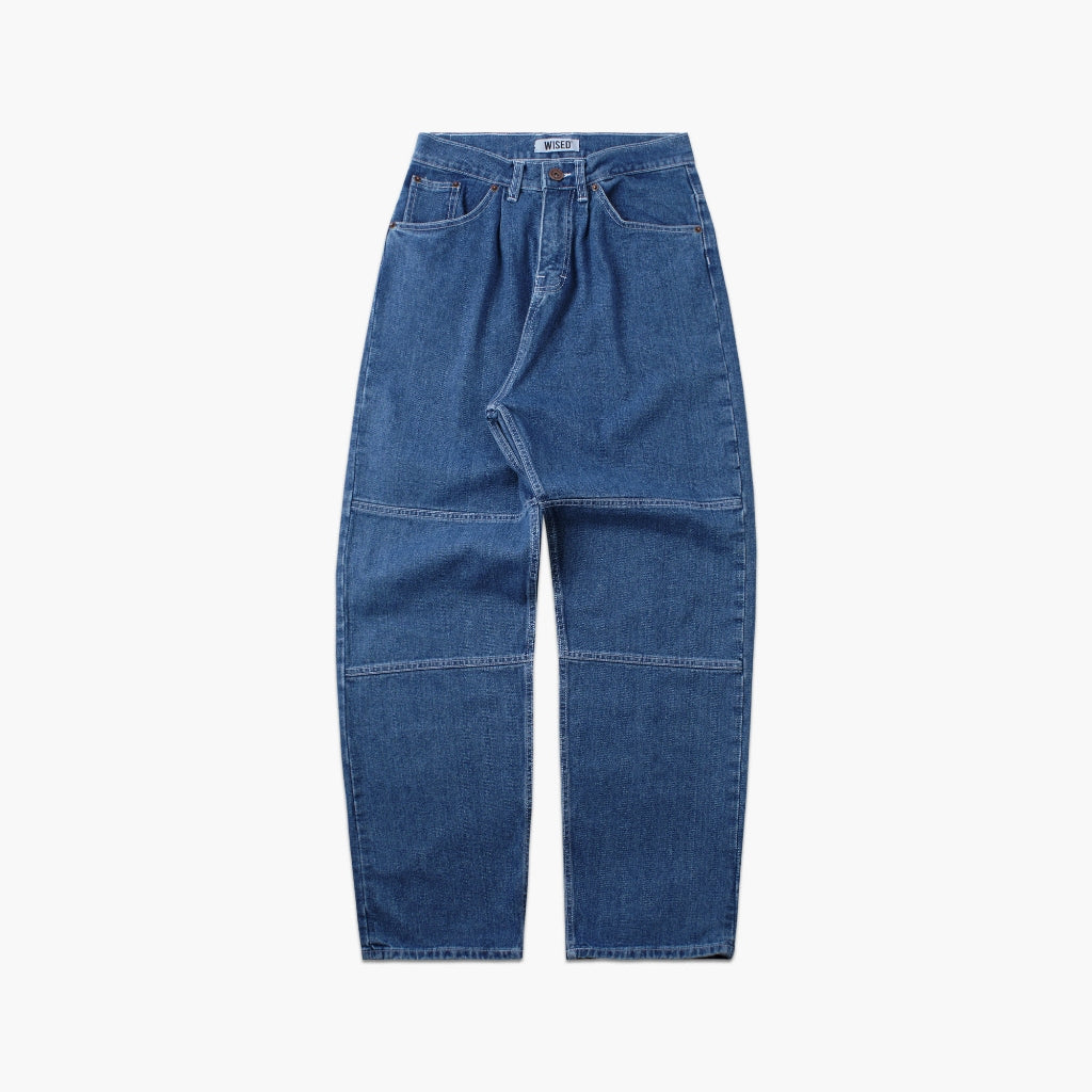 WISED | FELD | WASHED JEANS ACCENT DOUBLE KNEE BAGGY FIT