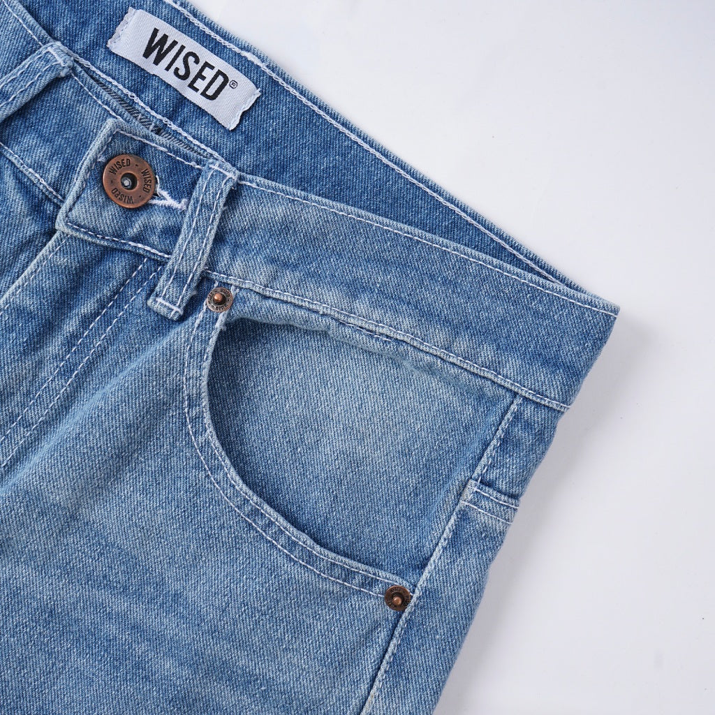 WISED | DUFF | WASHED JEANS ACCENT BAGGY FIT