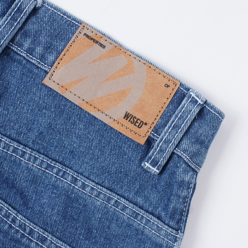 WISED | FELD | WASHED JEANS ACCENT DOUBLE KNEE BAGGY FIT