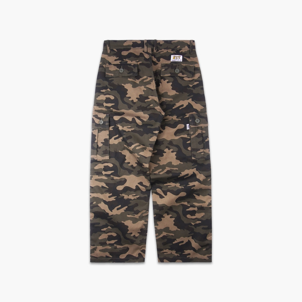 WISED | VENTI | CARGO PANTS TWILL CAMO LOOSE FIT