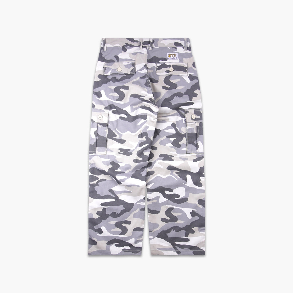 WISED | VENTI | CARGO PANTS TWILL CAMO LOOSE FIT
