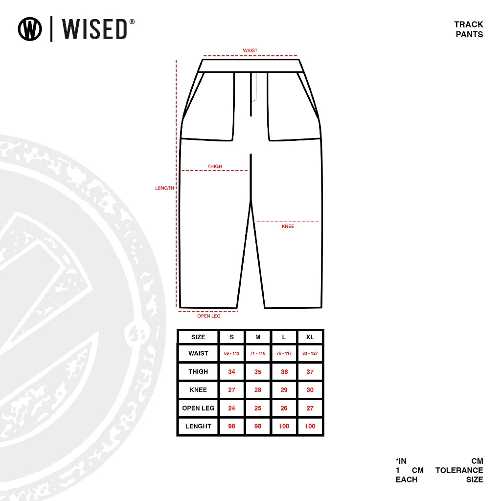 WISED | GRID | TRACK PANTS REGULAR FIT