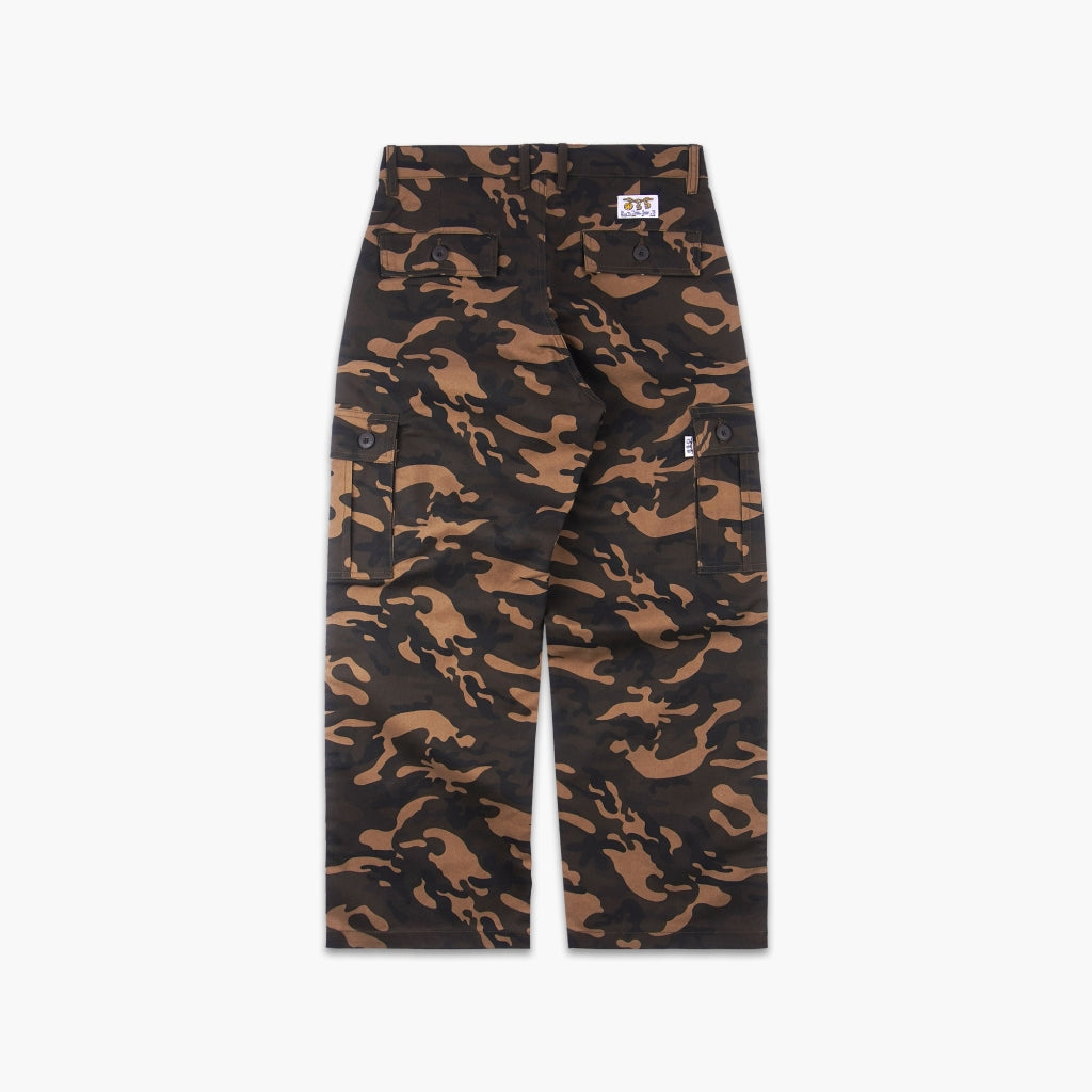 WISED | VENTI | CARGO PANTS TWILL CAMO LOOSE FIT