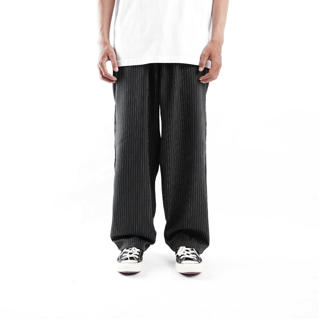 WISED | PRESTIGE | STRIPE PANTS BAGGY FIT