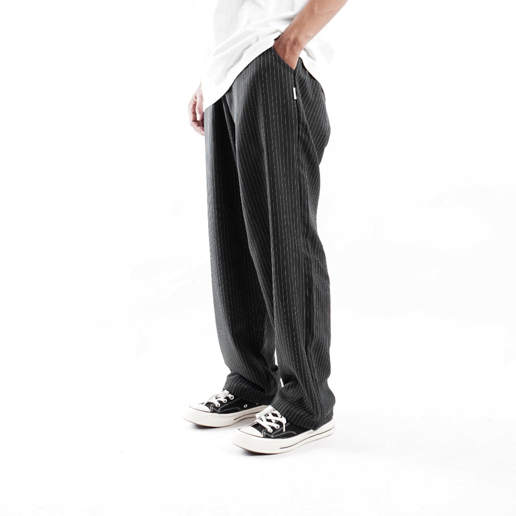 WISED | PRESTIGE | STRIPE PANTS BAGGY FIT