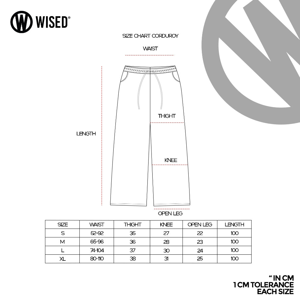 WISED | ZENITH | CORDUROY PANTS BAGGY FIT