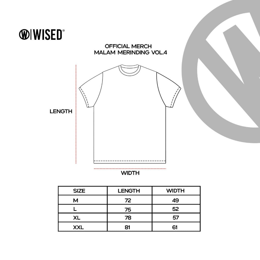 WISED X MALAM MERINDING VOL.4 | T-SHIRT
