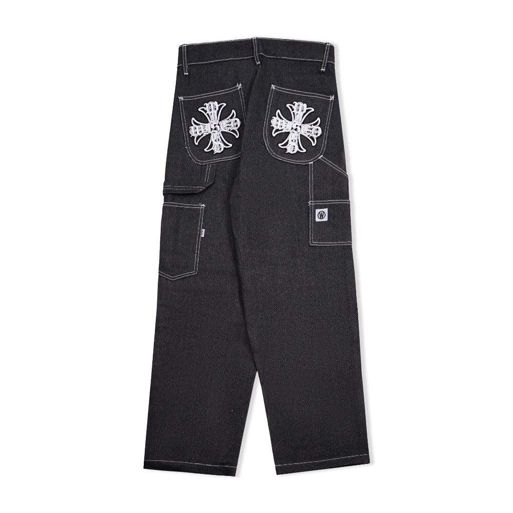 WISED | STEEL | CARPENTER PANTS DOUBLE KNEE BAGGY FIT