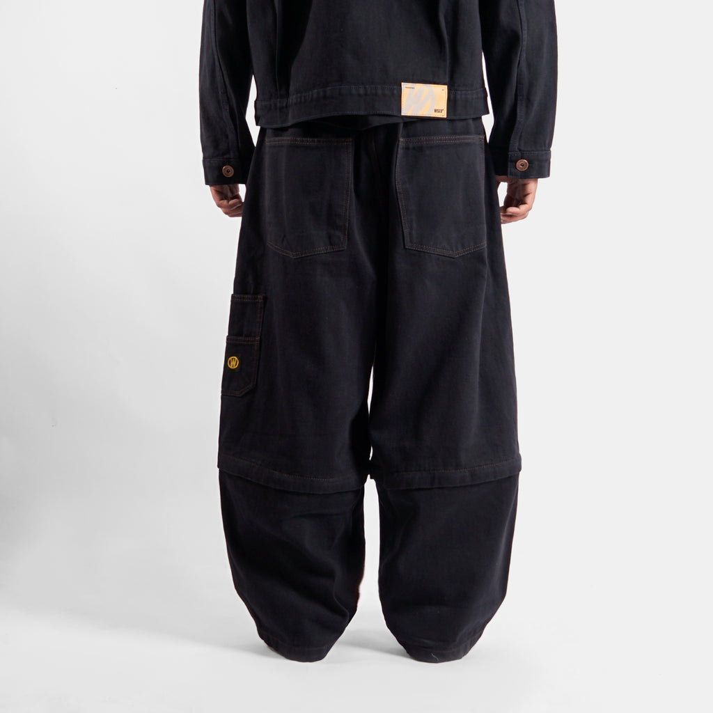 WISED | KAGE | DENIM BAGGY ZIPOFF