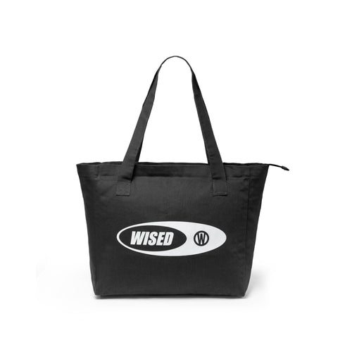 WISED  FORTED  TOTEBAG