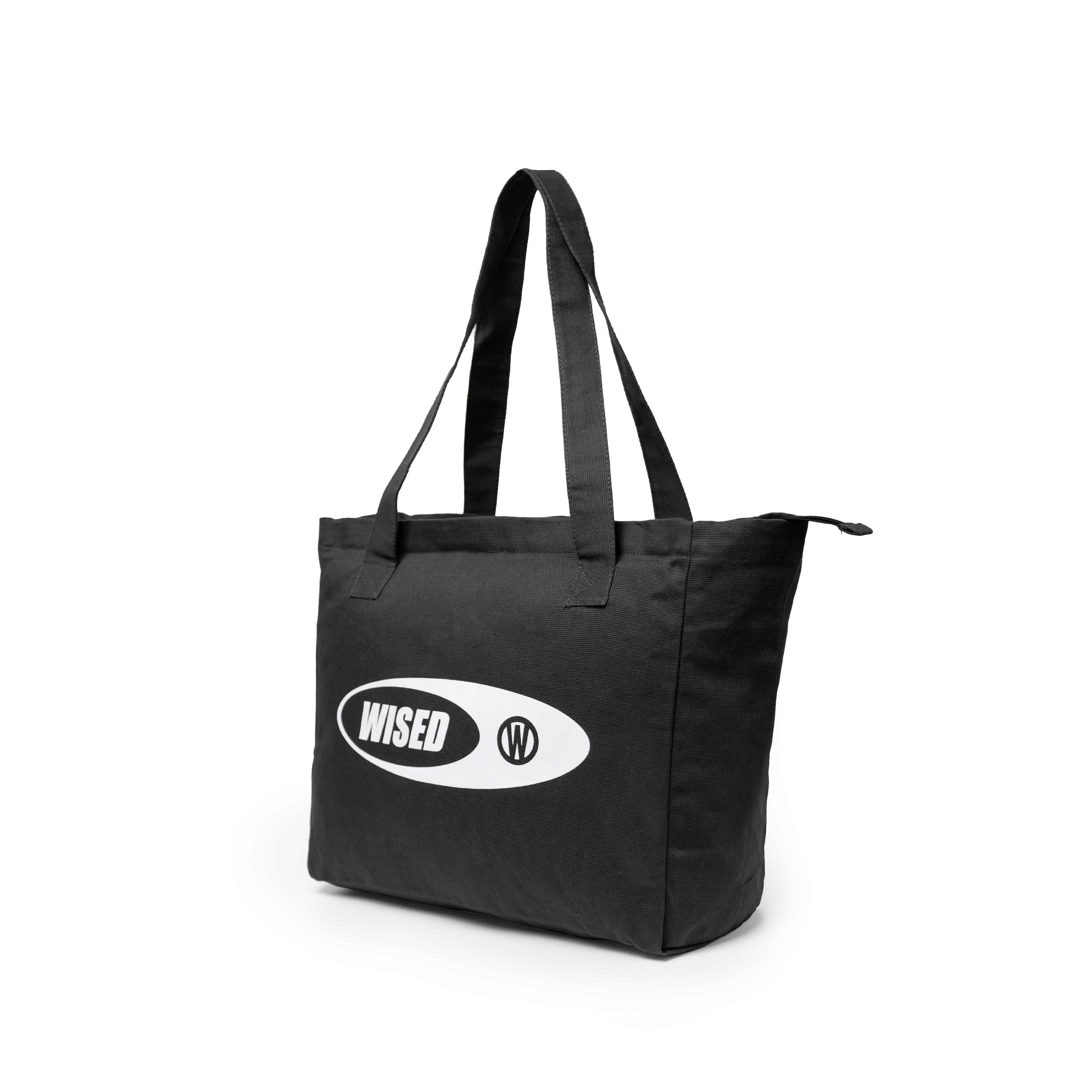 WISED  FORTED  TOTEBAG