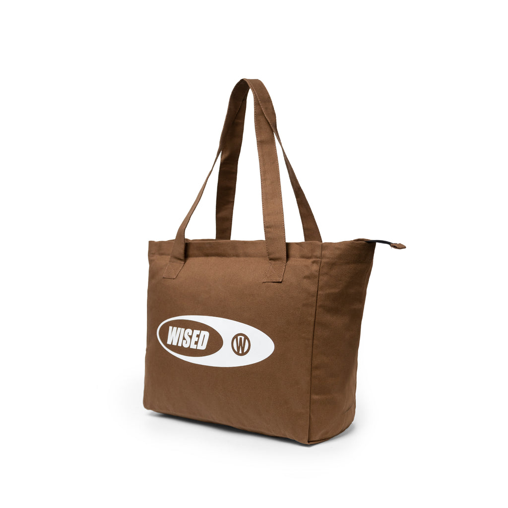 WISED  FORTED  TOTEBAG