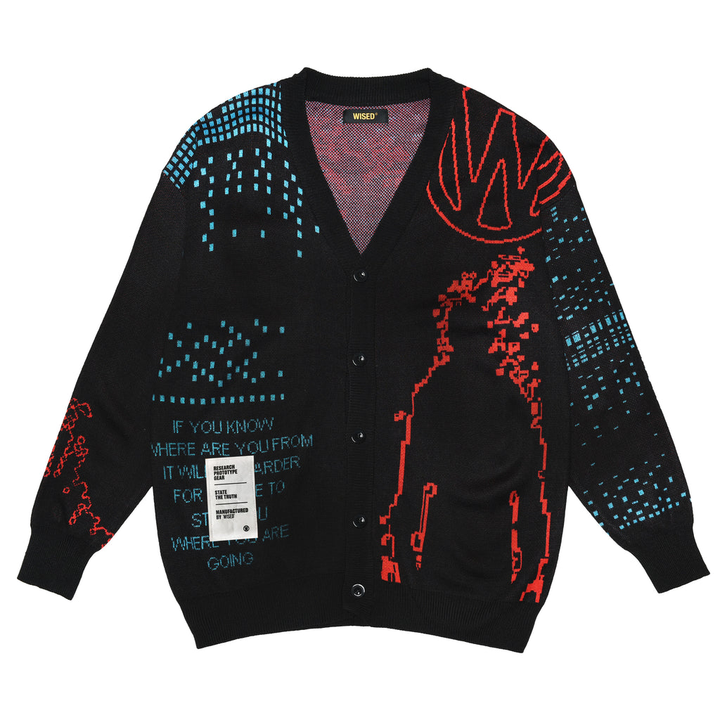 WISED  GROOVE  KNITWEAR CARDIGAN