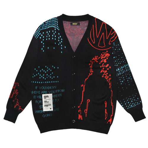 WISED  GROOVE  KNITWEAR CARDIGAN