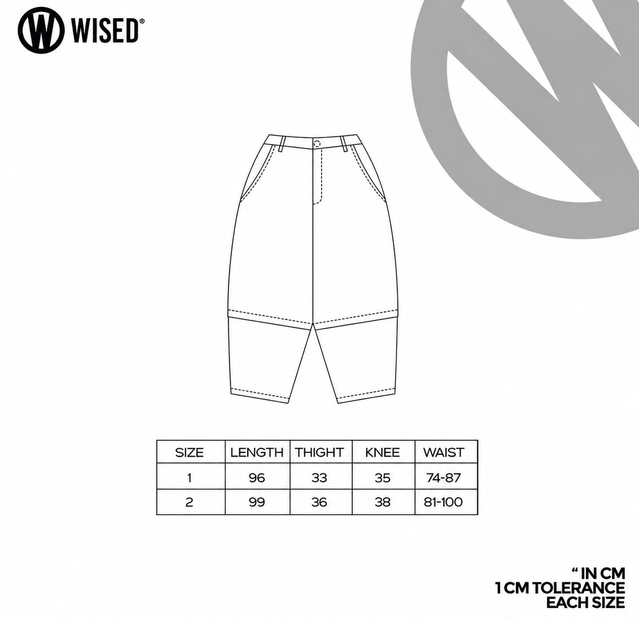 WISED | RUSTIC | BAGGY ZIPOFF