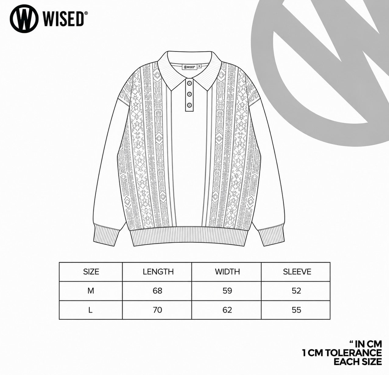 WISED | PURITY | KNITWEAR POLO CREWNECK