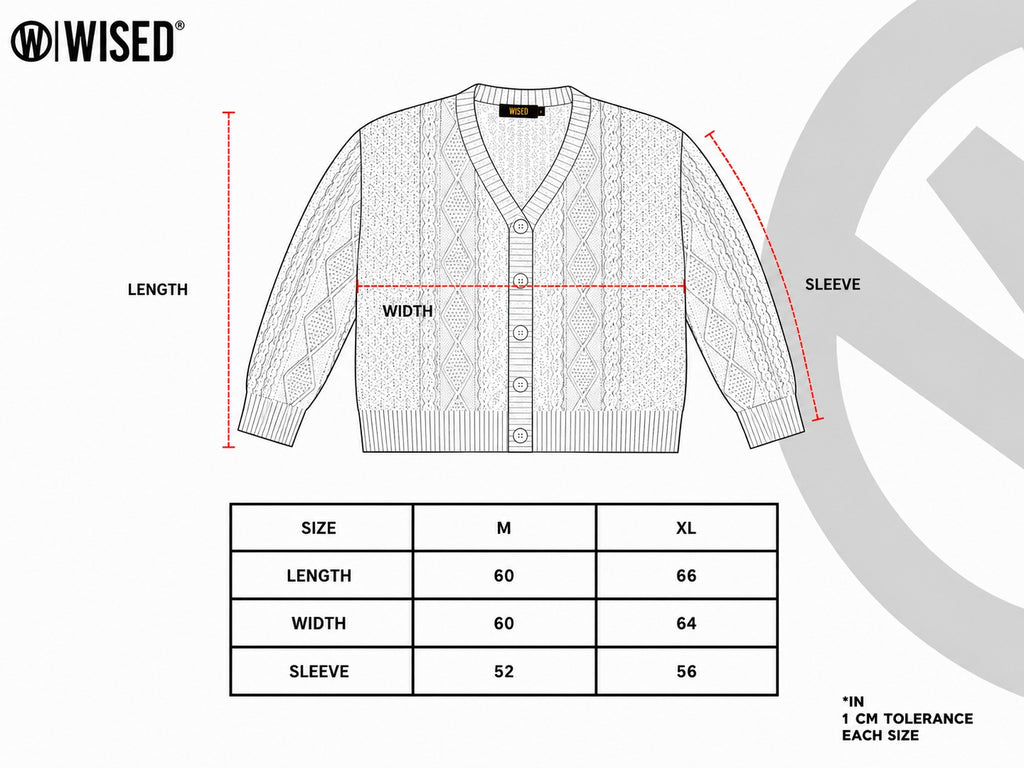WISED | TRIM | KNITWEAR CARDIGAN